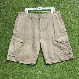 BKE Cargo Shorts Mens 38 Brown Memphis Athletic Bermuda Dad Y2K Baggy Skate NWT